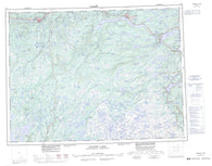 002D Gander Lake Canadian topographic map, 1:250,000 scale