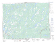 002E02 Gander River Canadian topographic map, 1:50,000 scale