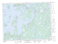 002E07 Comfort Cove Newstead Canadian topographic map, 1:50,000 scale