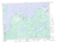 002E08 Carmanville Canadian topographic map, 1:50,000 scale