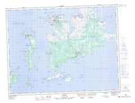 002E09 Fogo Canadian topographic map, 1:50,000 scale