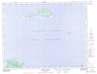 002L04 Horse Islands Canadian topographic map, 1:50,000 scale