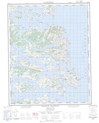 003D12 Francis Harbour Canadian topographic map, 1:50,000 scale