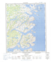 003E04 Comfort Bight Canadian topographic map, 1:50,000 scale