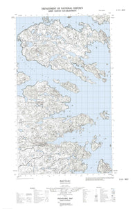 003E05W Batteau Canadian topographic map, 1:50,000 scale
