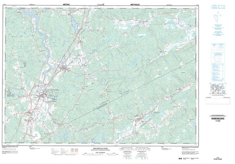 011E03 Shubenacadie Canadian topographic map, 1:50,000 scale