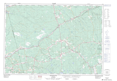 011E04 Kennetcook Canadian topographic map, 1:50,000 scale