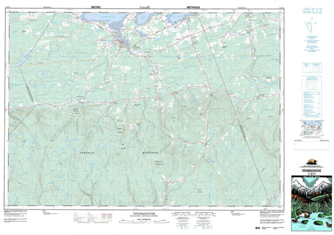 011E11 Tatamagouche Canadian topographic map, 1:50,000 scale