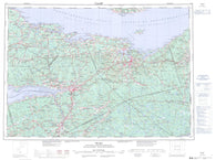 011E Truro Canadian topographic map, 1:250,000 scale