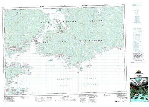 011F10 St Peter s Canadian topographic map, 1:50,000 scale