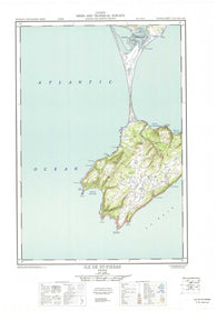 011I16W Ile De St Pierre Canadian topographic map, 1:50,000 scale