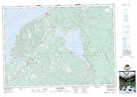 011K03 Lake Ainslie Canadian topographic map, 1:50,000 scale