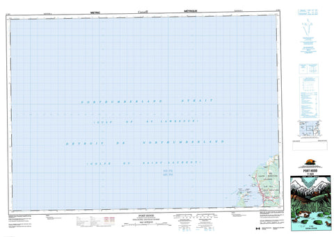 011K04 Port Hood Canadian topographic map, 1:50,000 scale