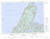 011K Sydney Canadian topographic map, 1:250,000 scale