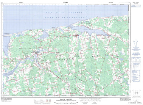 011L07 Mount Stewart Canadian topographic map, 1:50,000 scale