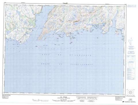 011O09 La Poile Canadian topographic map, 1:50,000 scale