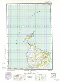 011P01W Grande Miquelon Canadian topographic map, 1:50,000 scale