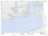 011P09 Facheux Bay Canadian topographic map, 1:50,000 scale