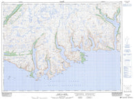 011P10 Cape La Hune Canadian topographic map, 1:50,000 scale
