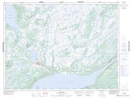 012A15 Buchans Canadian topographic map, 1:50,000 scale