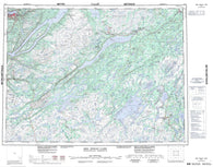 012A Red Indian Lake Canadian topographic map, 1:250,000 scale