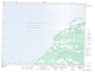012B07 Flat Bay Canadian topographic map, 1:50,000 scale