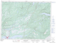 012B09 Harrys River Canadian topographic map, 1:50,000 scale