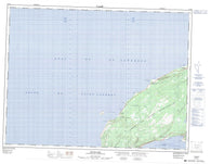 012B11 Mainland Canadian topographic map, 1:50,000 scale