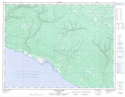 012E06 Riviere Galiote Canadian topographic map, 1:50,000 scale