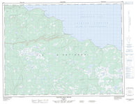 012E08 Grande Baie Broom Canadian topographic map, 1:50,000 scale