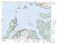 012G01 Bay Of Islands Canadian topographic map, 1:50,000 scale