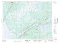 012H07 Sheffield Lake Canadian topographic map, 1:50,000 scale