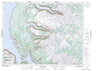 012H12 Gros Morne Canadian topographic map, 1:50,000 scale