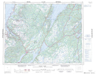 012H Sandy Lake Canadian topographic map, 1:250,000 scale