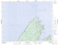 012I01 Fleur De Lys Canadian topographic map, 1:50,000 scale