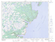 012I09 Englee Canadian topographic map, 1:50,000 scale