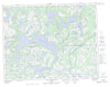 012K07 Lac Washicoutai Canadian topographic map, 1:50,000 scale
