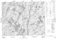 012K12 Lac Victor Canadian topographic map, 1:50,000 scale