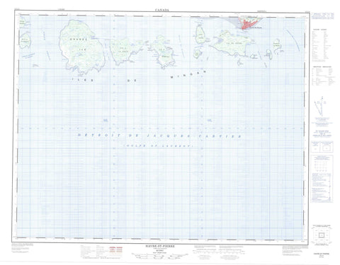 012L04 Havre St Pierre Canadian topographic map, 1:50,000 scale