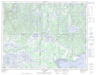 012L06 Lac A L Ours Canadian topographic map, 1:50,000 scale