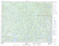 012L12 Lac Cugnet Canadian topographic map, 1:50,000 scale