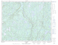 012L14 Lac Sanson Canadian topographic map, 1:50,000 scale