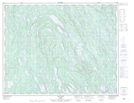 012L15 Lac Davy Canadian topographic map, 1:50,000 scale