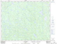 012M02 Lac Ruffin Canadian topographic map, 1:50,000 scale