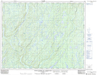 012M03 Petite Riviere De L Abbe Huard Canadian topographic map, 1:50,000 scale