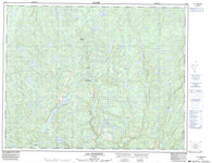 012M04 Lac Charpeney Canadian topographic map, 1:50,000 scale