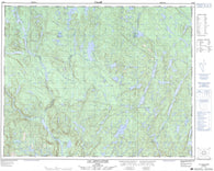012M06 Lac Desaulniers Canadian topographic map, 1:50,000 scale