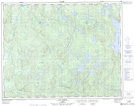 012M08 Lac Barrin Canadian topographic map, 1:50,000 scale