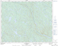 012M10 Lac Ripault Canadian topographic map, 1:50,000 scale