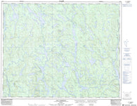 012M11 Lac Garneau Canadian topographic map, 1:50,000 scale